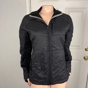 Smartwool Women's Jacket M Full Zip Hooded Merino Wool Run Coat G4-23
